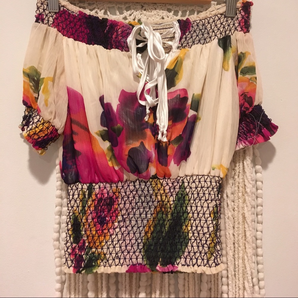Seduction’s floral crop top